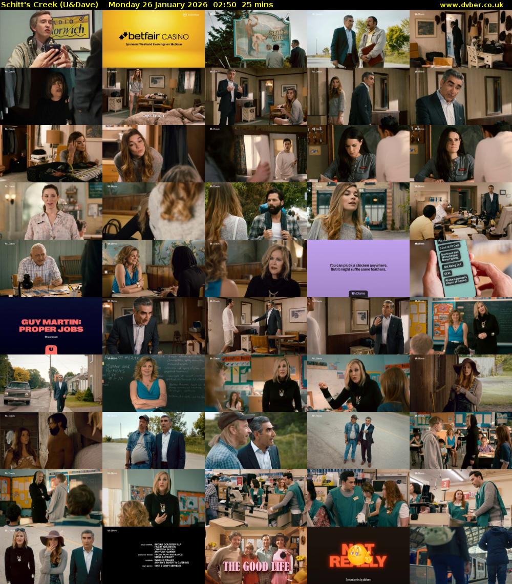 Schitt's Creek (U&Dave) Monday 26 January 2026 02:50 - 03:15