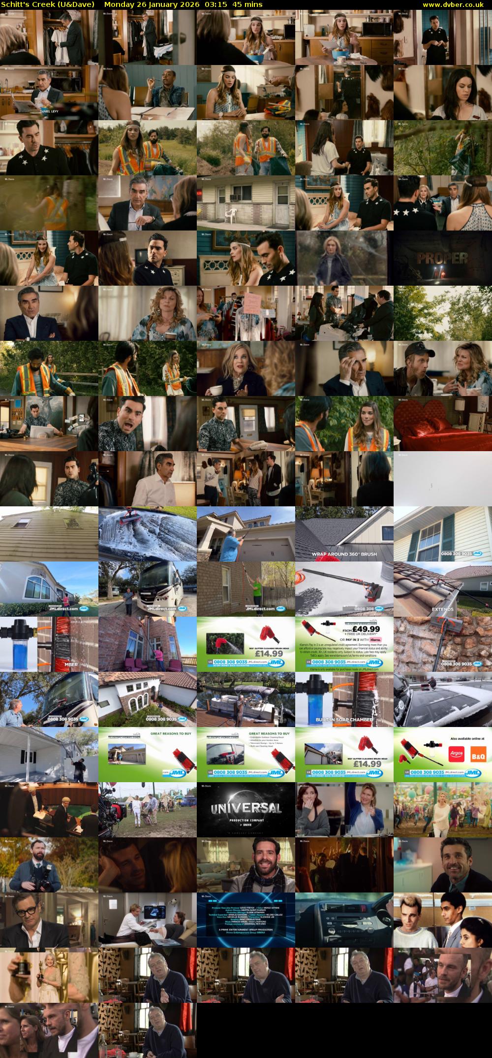 Schitt's Creek (U&Dave) Monday 26 January 2026 03:15 - 04:00