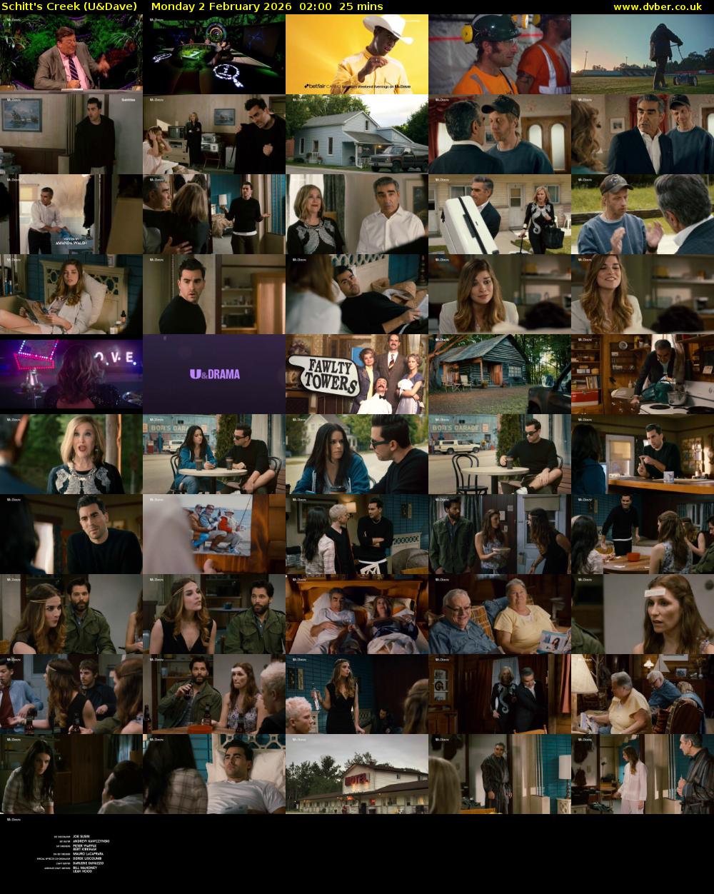 Schitt's Creek (U&Dave) Monday 2 February 2026 02:00 - 02:25