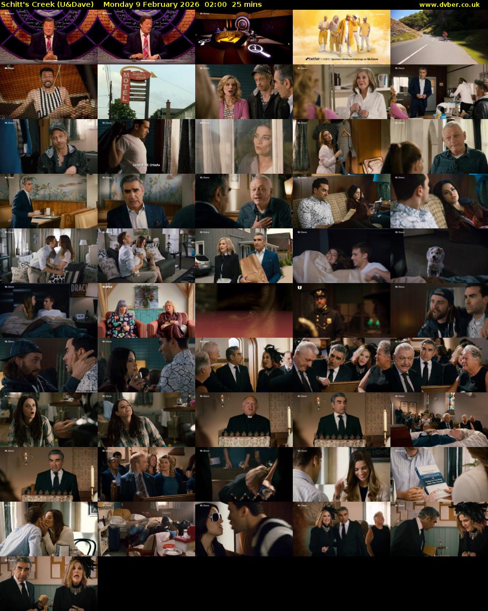 Schitt's Creek (U&Dave) Monday 9 February 2026 02:00 - 02:25