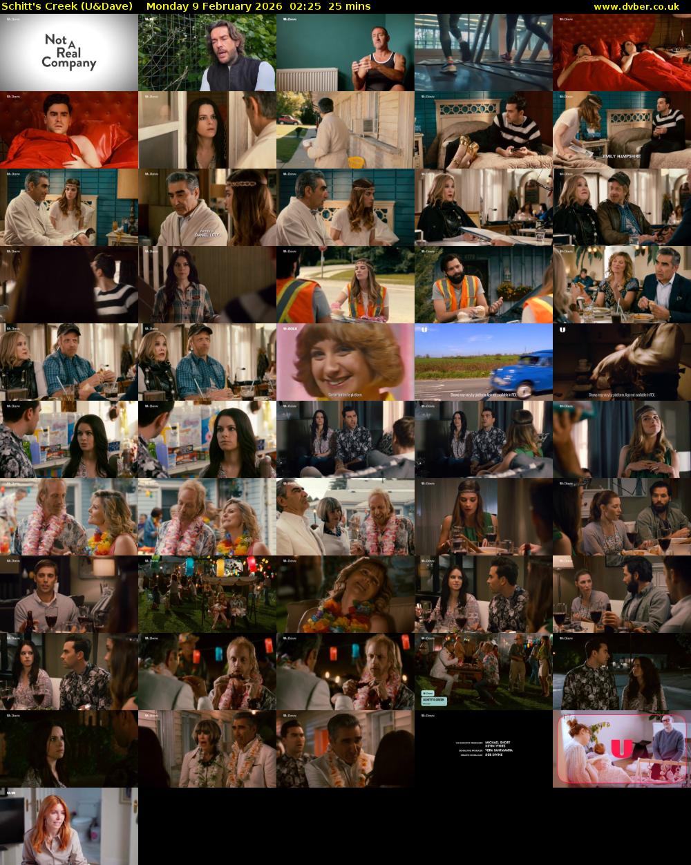 Schitt's Creek (U&Dave) Monday 9 February 2026 02:25 - 02:50