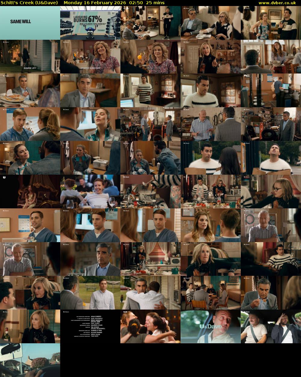Schitt's Creek (U&Dave) Monday 16 February 2026 02:50 - 03:15