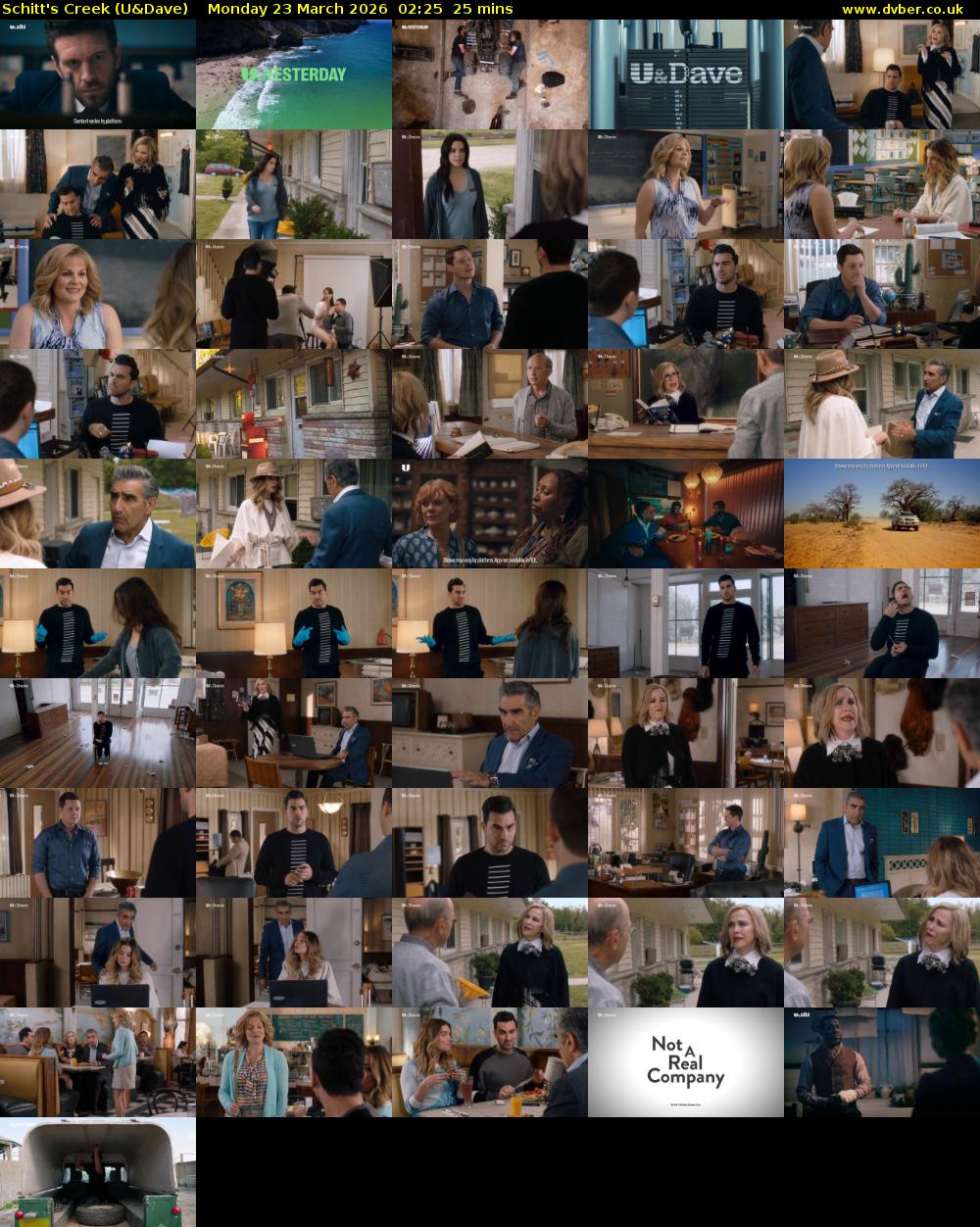 Schitt's Creek (U&Dave) Monday 23 March 2026 02:25 - 02:50