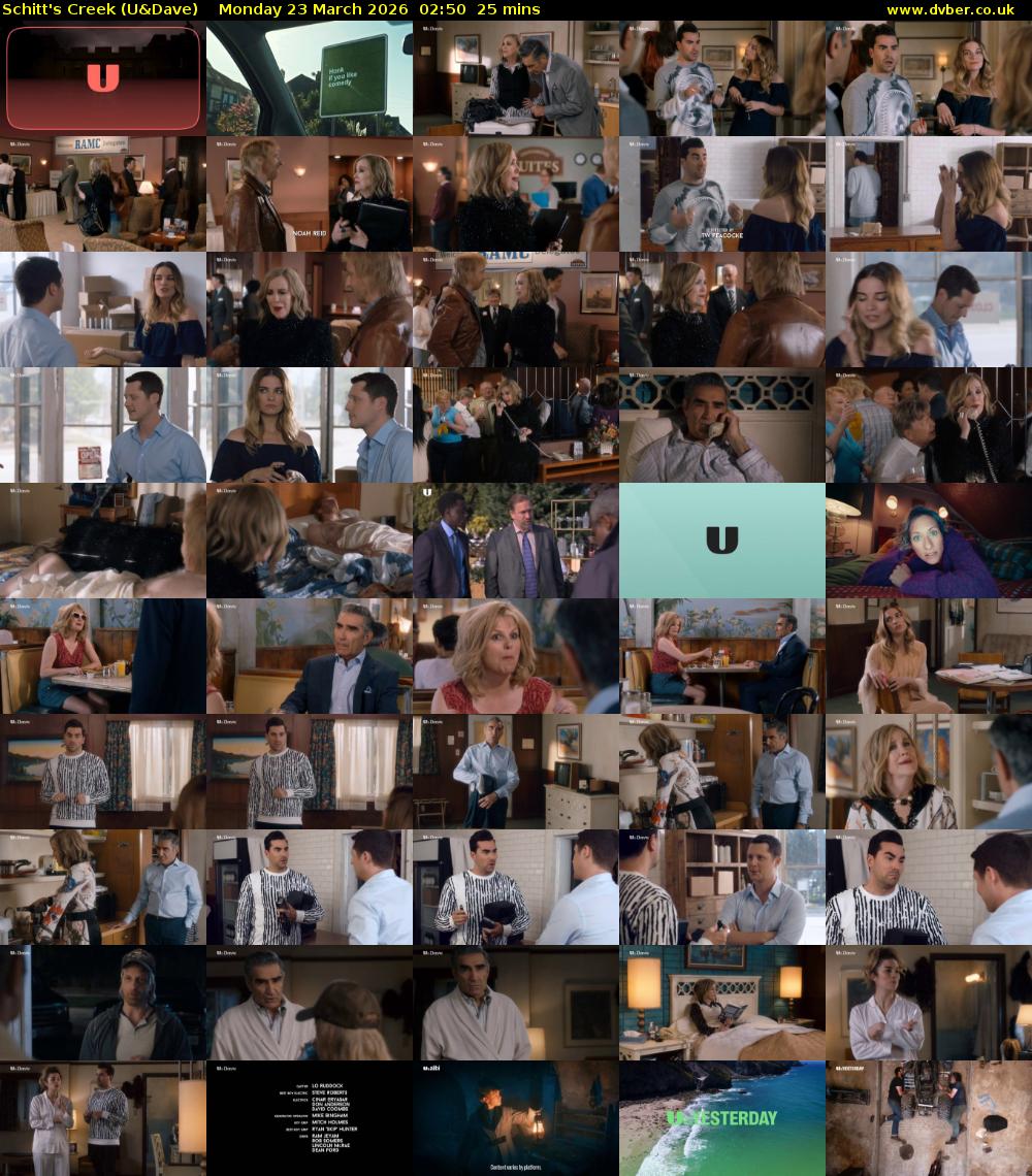 Schitt's Creek (U&Dave) Monday 23 March 2026 02:50 - 03:15