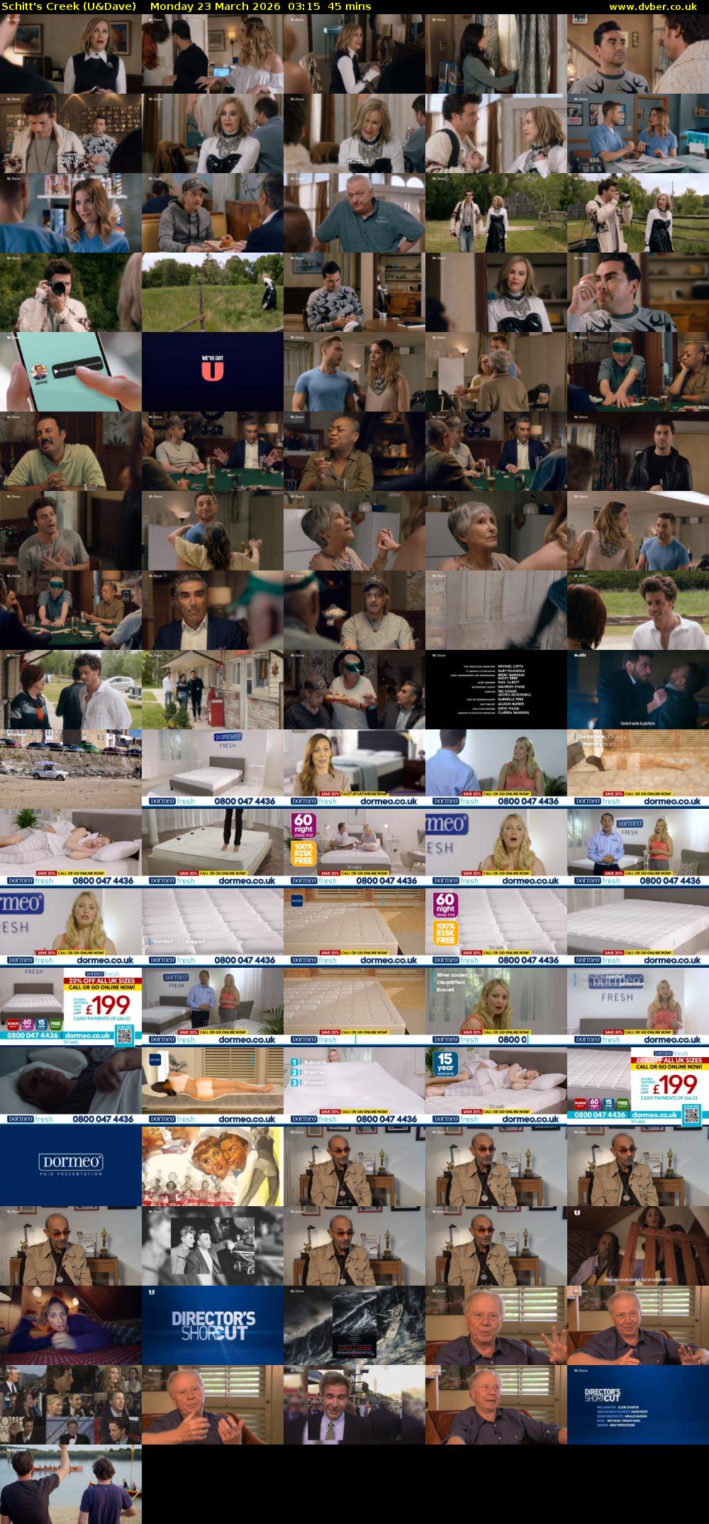 Schitt's Creek (U&Dave) Monday 23 March 2026 03:15 - 04:00
