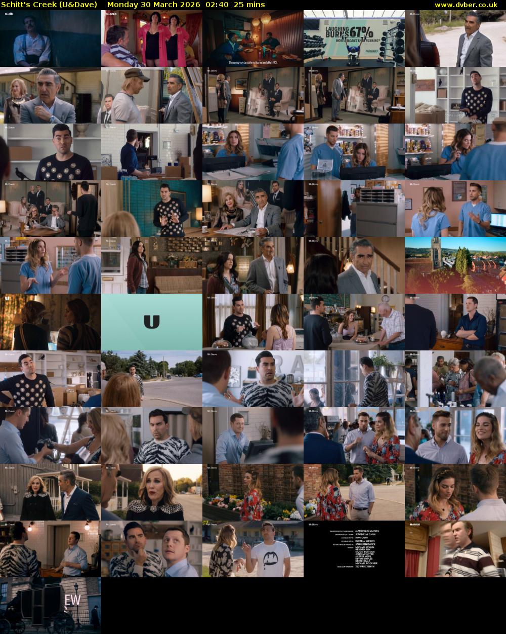 Schitt's Creek (U&Dave) Monday 30 March 2026 02:40 - 03:05