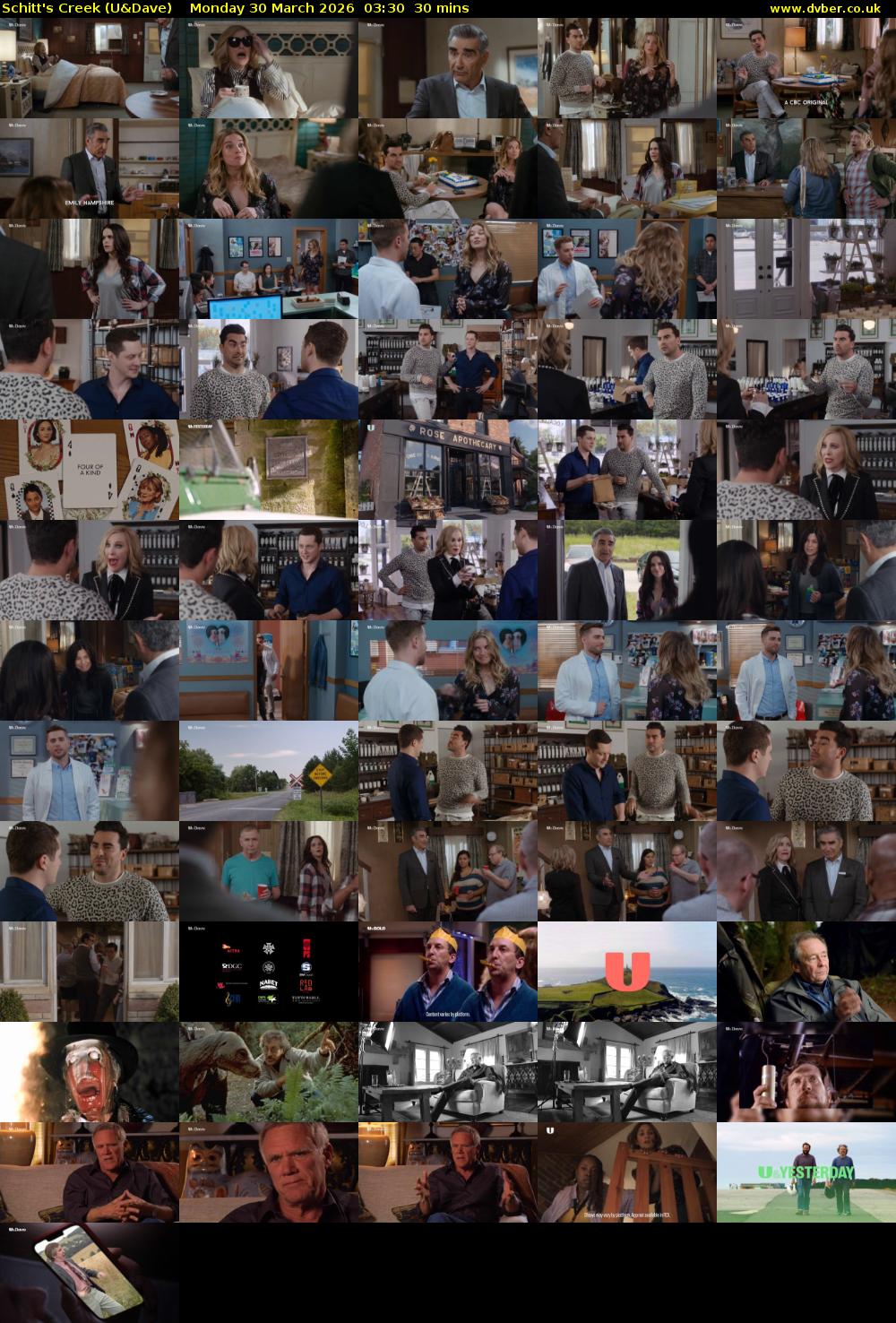 Schitt's Creek (U&Dave) Monday 30 March 2026 03:30 - 04:00