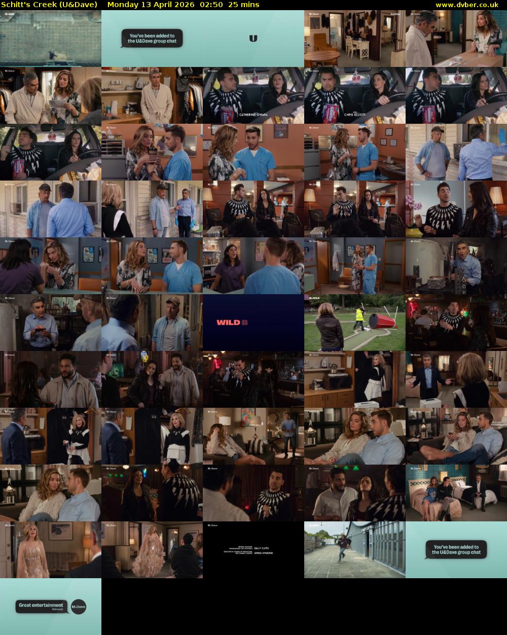 Schitt's Creek (U&Dave) Monday 13 April 2026 02:50 - 03:15