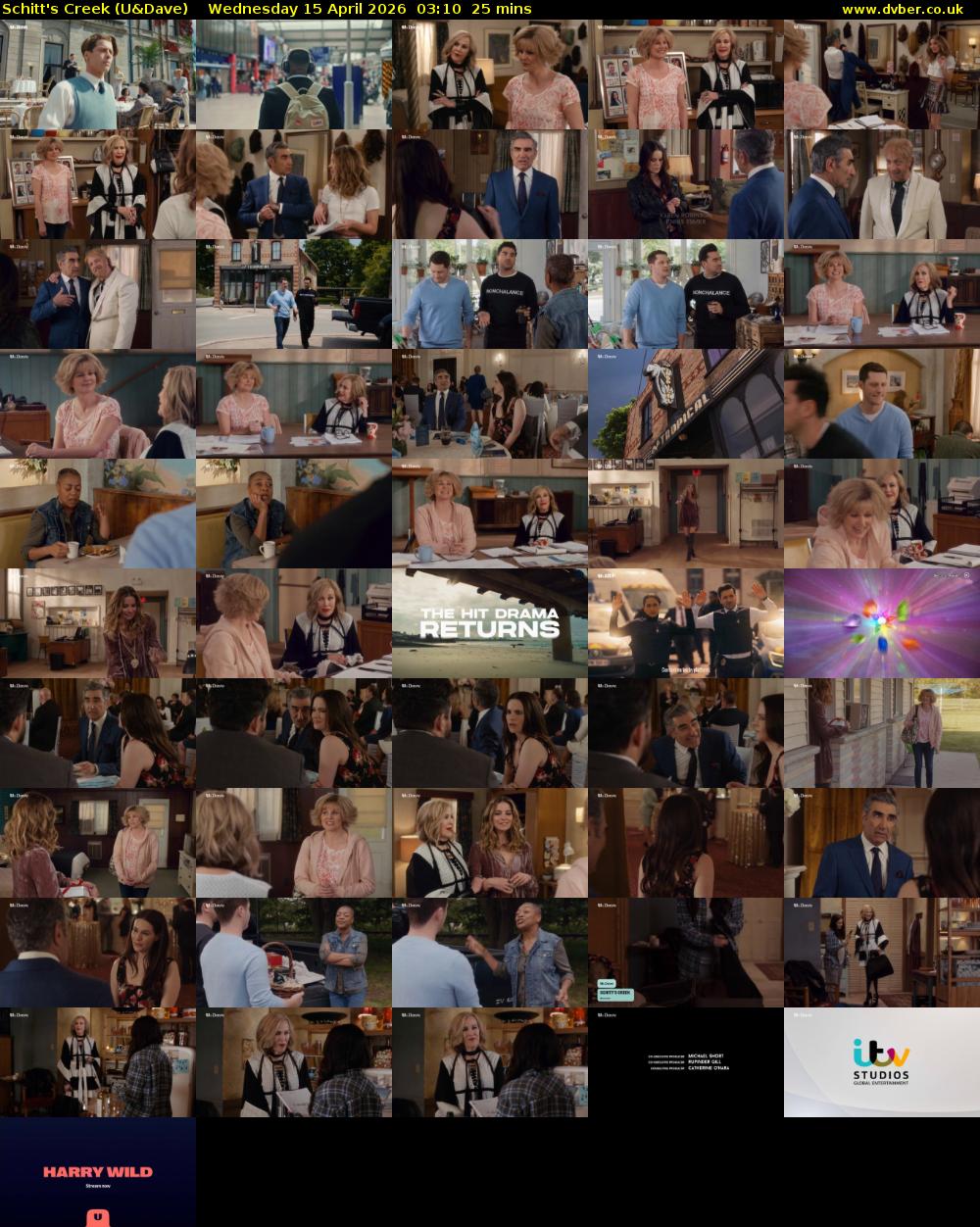 Schitt's Creek (U&Dave) Wednesday 15 April 2026 03:10 - 03:35