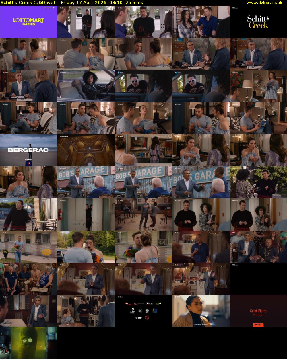 Schitt's Creek (U&Dave) Friday 17 April 2026 03:10 - 03:35