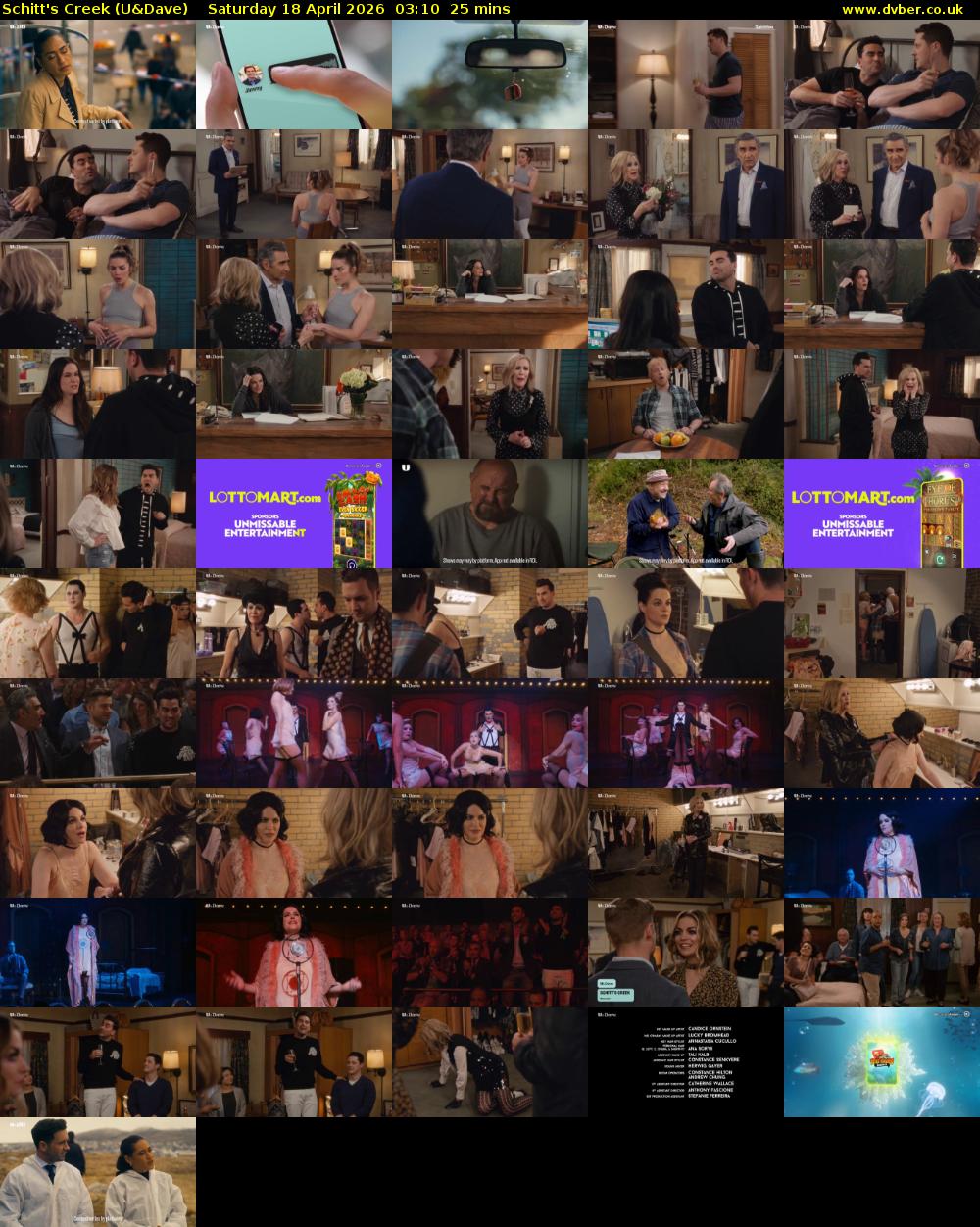 Schitt's Creek (U&Dave) Saturday 18 April 2026 03:10 - 03:35