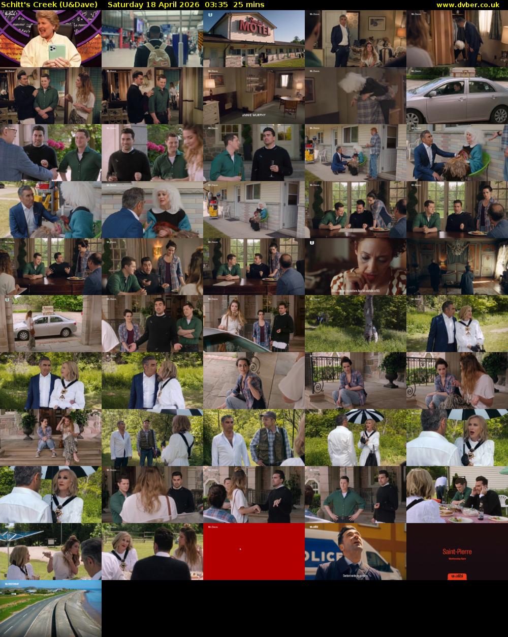 Schitt's Creek (U&Dave) Saturday 18 April 2026 03:35 - 04:00