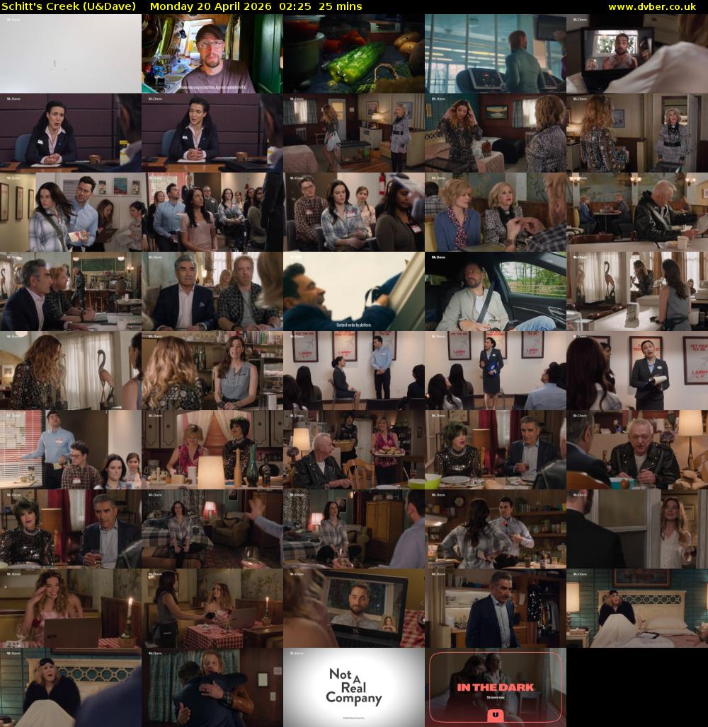 Schitt's Creek (U&Dave) Monday 20 April 2026 02:25 - 02:50