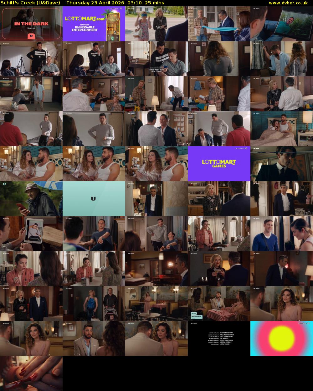 Schitt's Creek (U&Dave) Thursday 23 April 2026 03:10 - 03:35