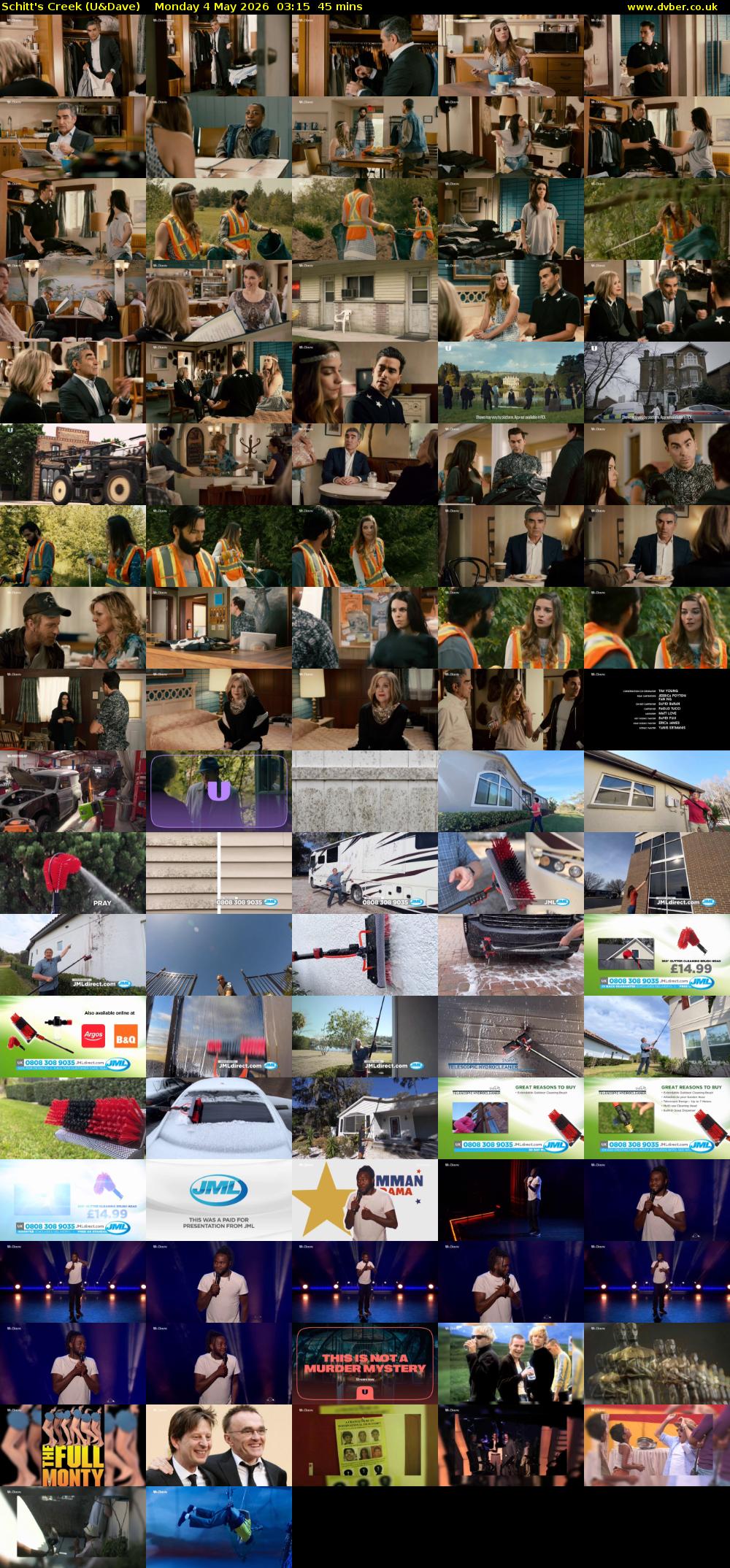 Schitt's Creek (U&Dave) Monday 4 May 2026 03:15 - 04:00