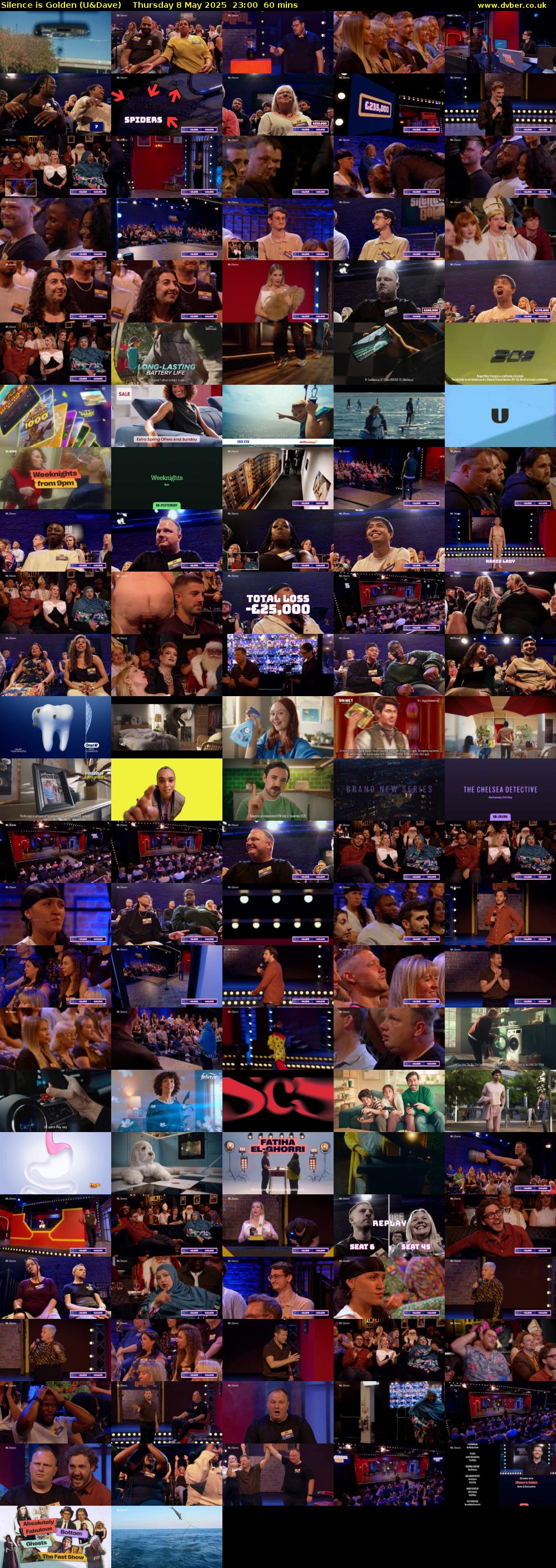Silence is Golden (U&Dave) Thursday 8 May 2025 23:00 - 00:00