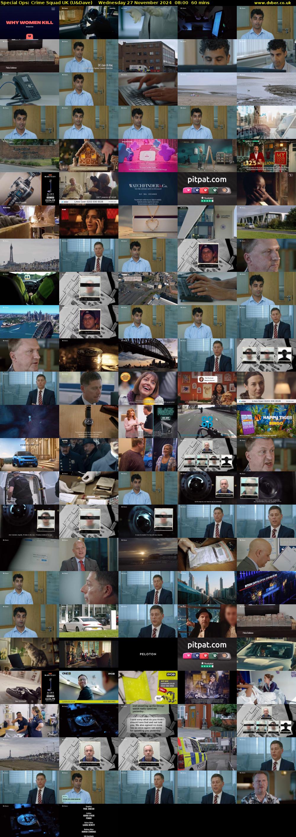 Special Ops: Crime Squad UK (U&Dave) Wednesday 27 November 2024 08:00 - 09:00