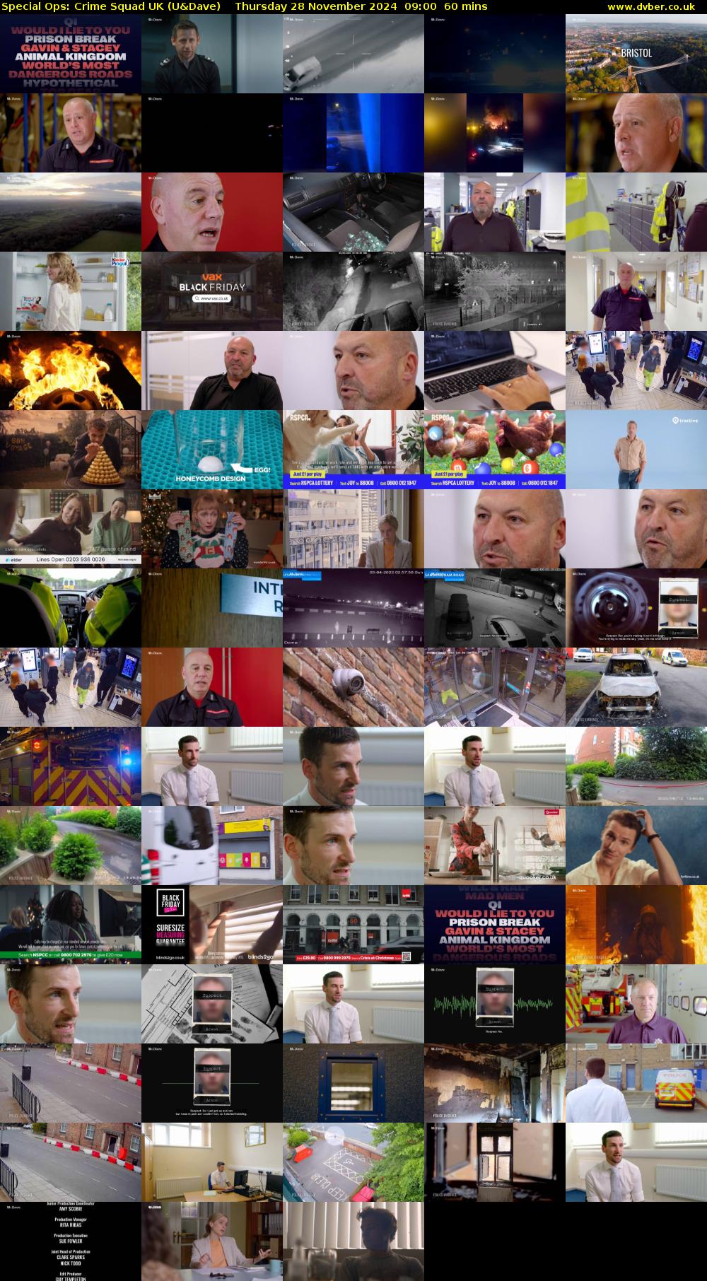 Special Ops: Crime Squad UK (U&Dave) Thursday 28 November 2024 09:00 - 10:00