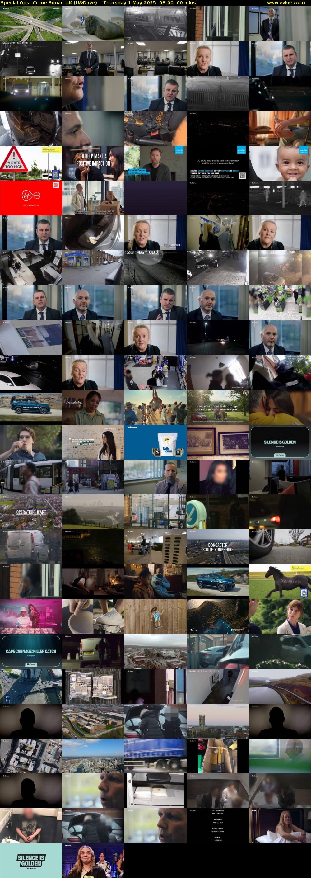 Special Ops: Crime Squad UK (U&Dave) Thursday 1 May 2025 08:00 - 09:00