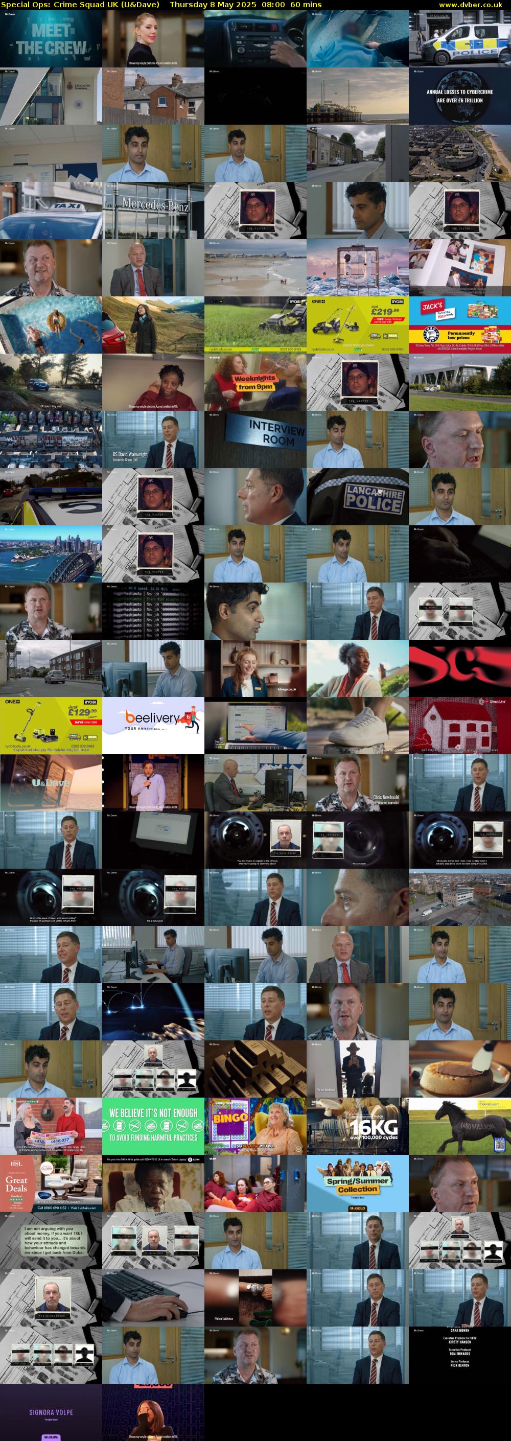 Special Ops: Crime Squad UK (U&Dave) Thursday 8 May 2025 08:00 - 09:00
