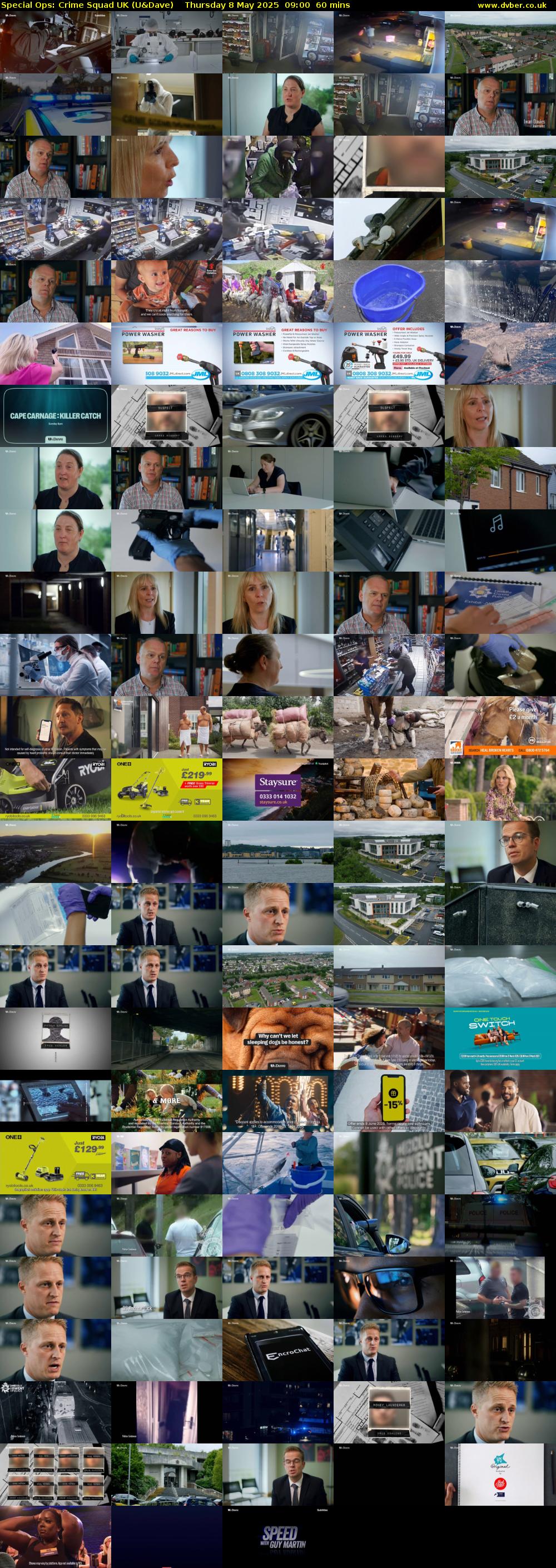 Special Ops: Crime Squad UK (U&Dave) Thursday 8 May 2025 09:00 - 10:00