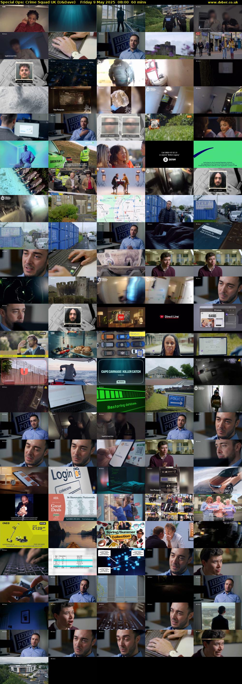 Special Ops: Crime Squad UK (U&Dave) Friday 9 May 2025 08:00 - 09:00