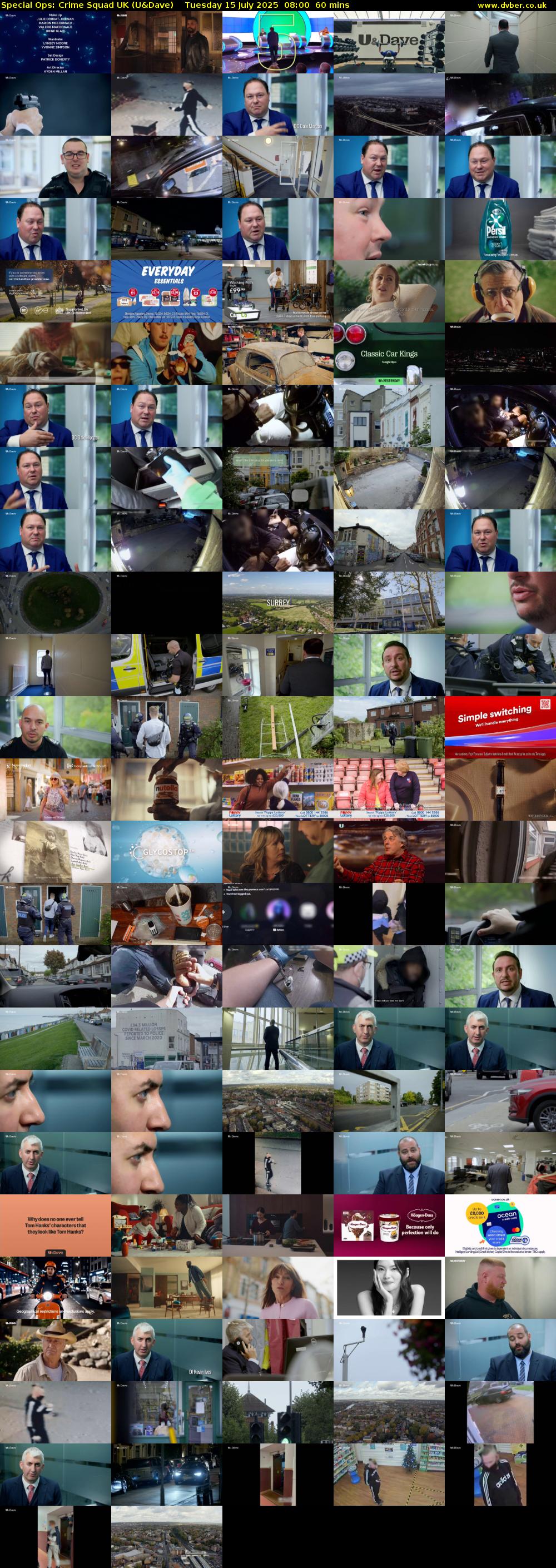 Special Ops: Crime Squad UK (U&Dave) Tuesday 15 July 2025 08:00 - 09:00