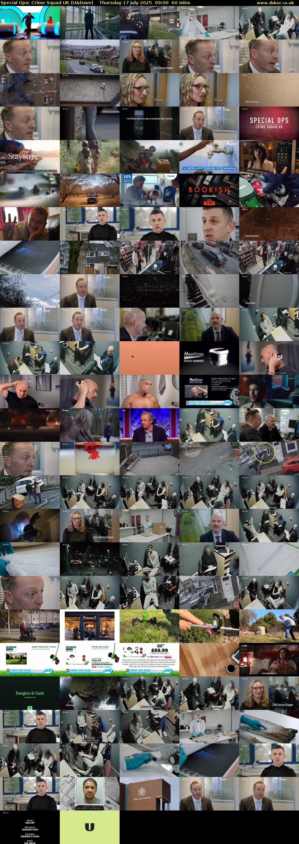 Special Ops: Crime Squad UK (U&Dave) Thursday 17 July 2025 09:00 - 10:00