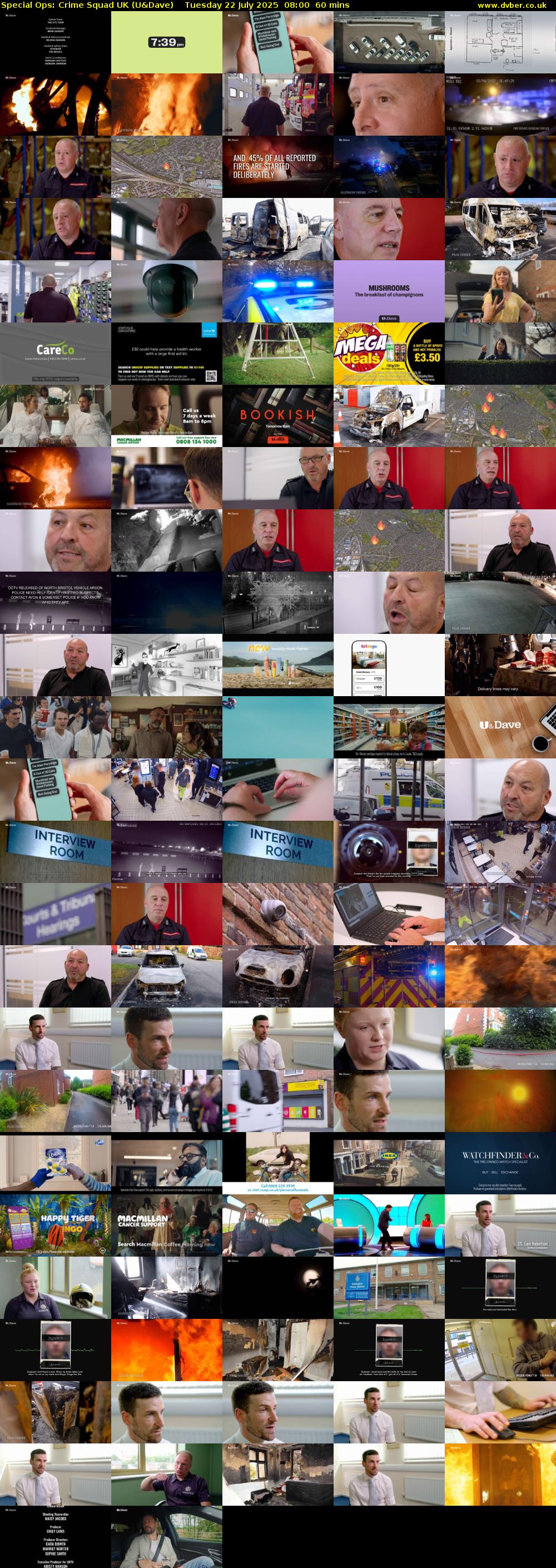 Special Ops: Crime Squad UK (U&Dave) Tuesday 22 July 2025 08:00 - 09:00