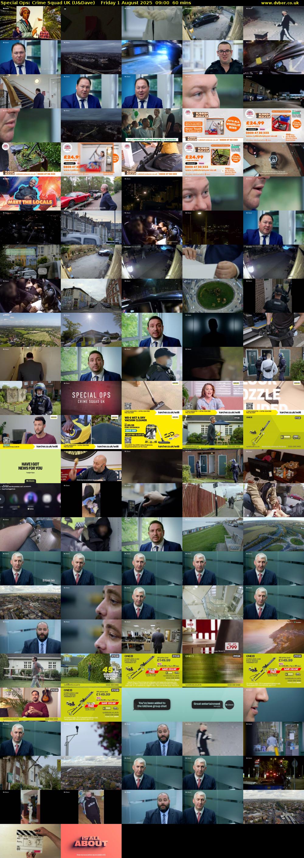 Special Ops: Crime Squad UK (U&Dave) Friday 1 August 2025 09:00 - 10:00