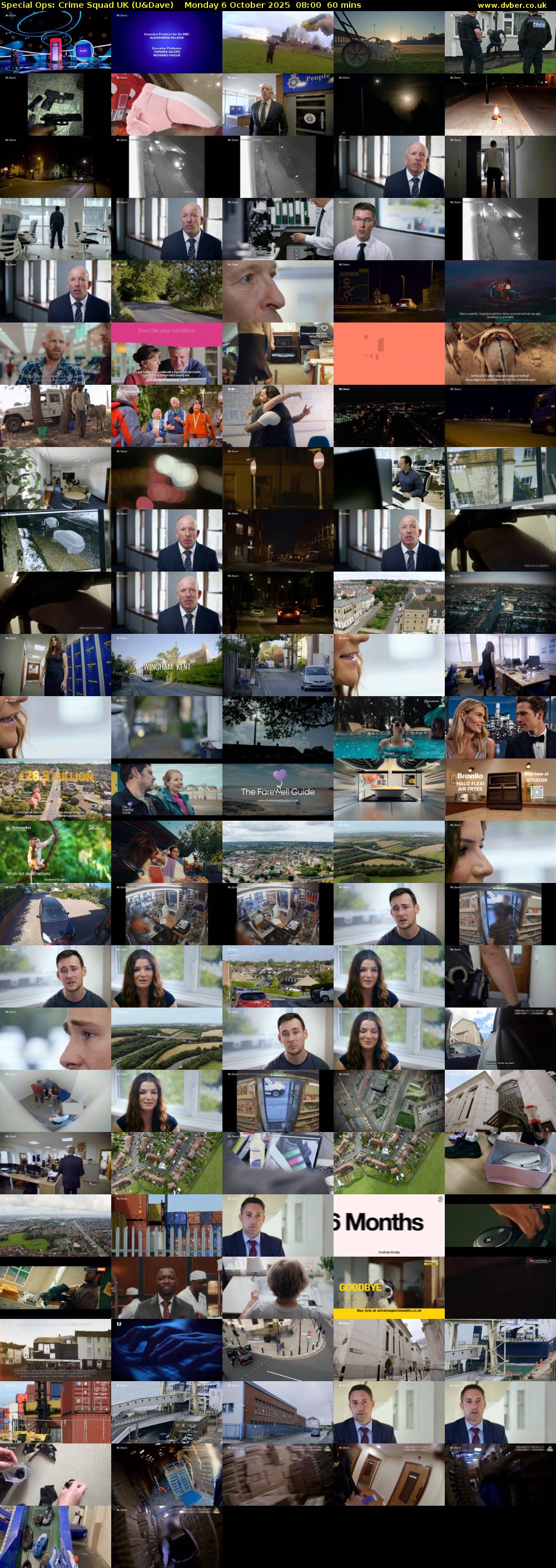 Special Ops: Crime Squad UK (U&Dave) Monday 6 October 2025 08:00 - 09:00