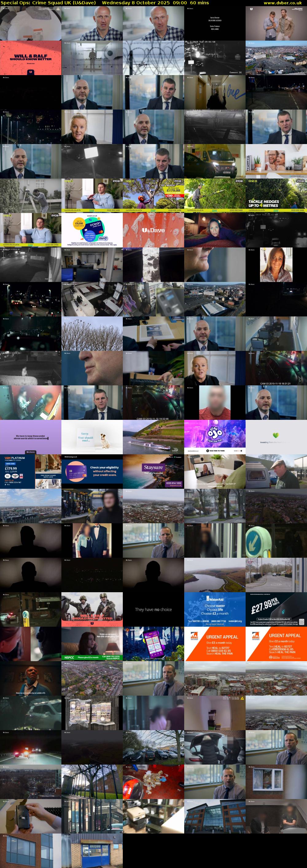 Special Ops: Crime Squad UK (U&Dave) Wednesday 8 October 2025 09:00 - 10:00