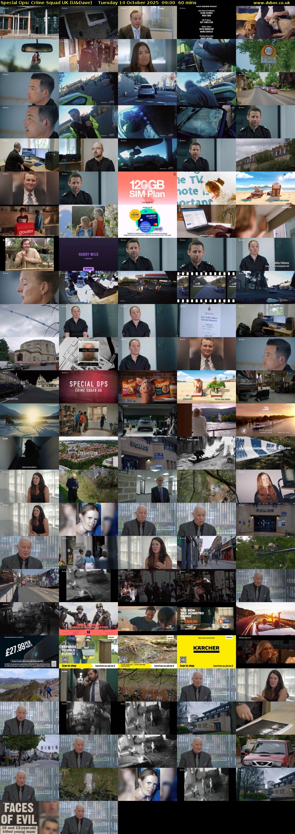 Special Ops: Crime Squad UK (U&Dave) Tuesday 14 October 2025 09:00 - 10:00