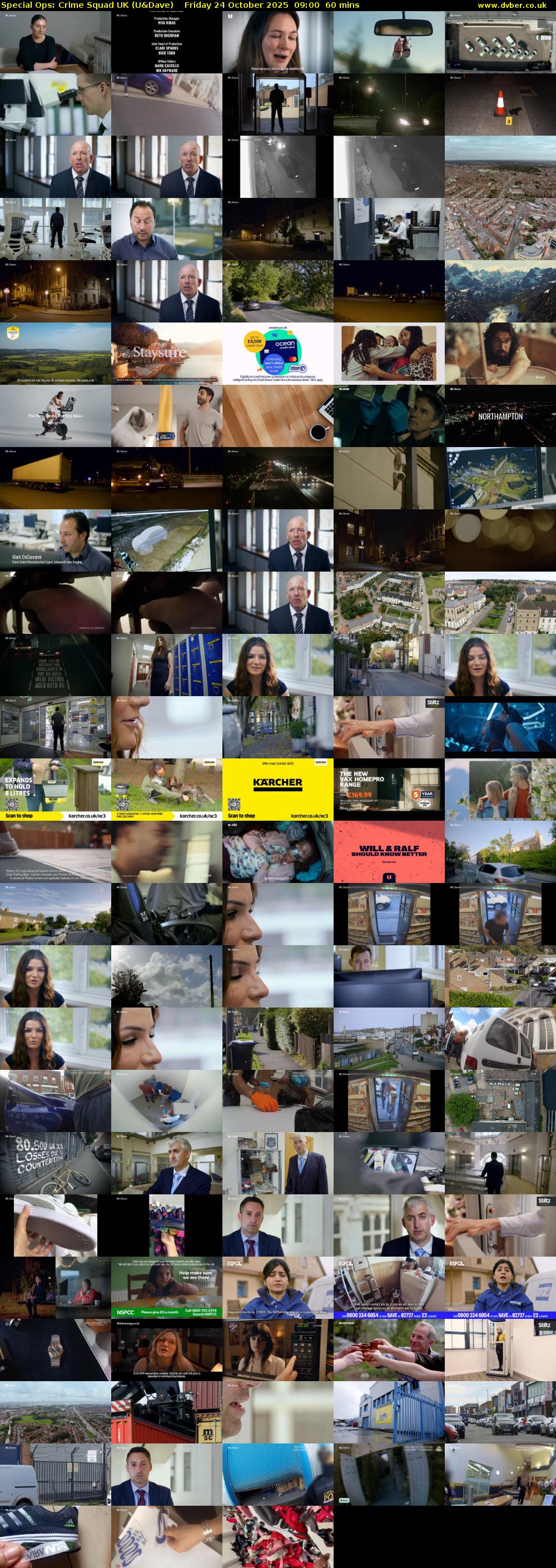 Special Ops: Crime Squad UK (U&Dave) Friday 24 October 2025 09:00 - 10:00