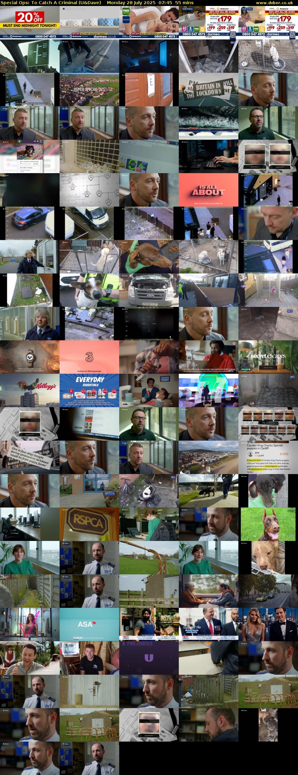 Special Ops: To Catch A Criminal (U&Dave) Monday 28 July 2025 07:45 - 08:40