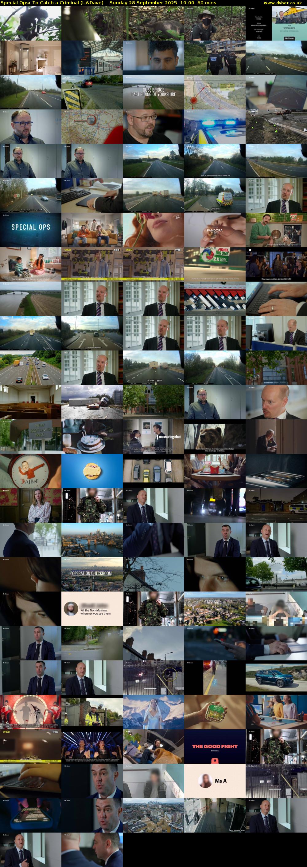 Special Ops: To Catch A Criminal (U&Dave) Sunday 28 September 2025 19:00 - 20:00