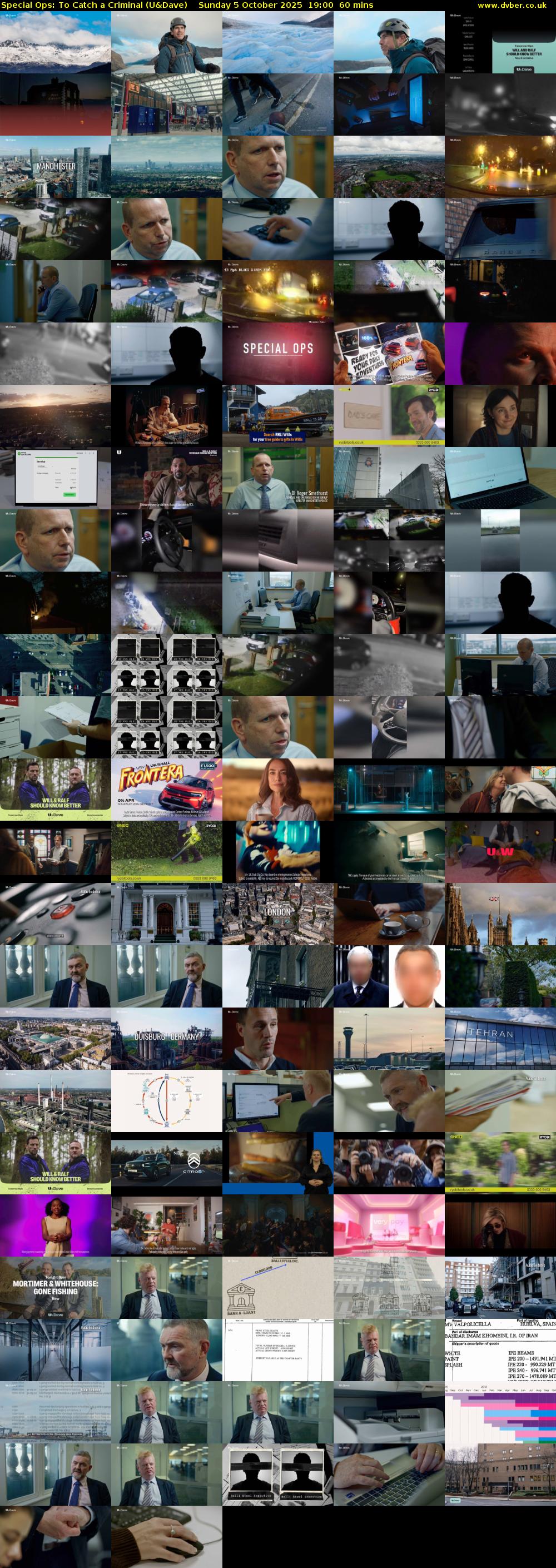 Special Ops: To Catch A Criminal (U&Dave) Sunday 5 October 2025 19:00 - 20:00