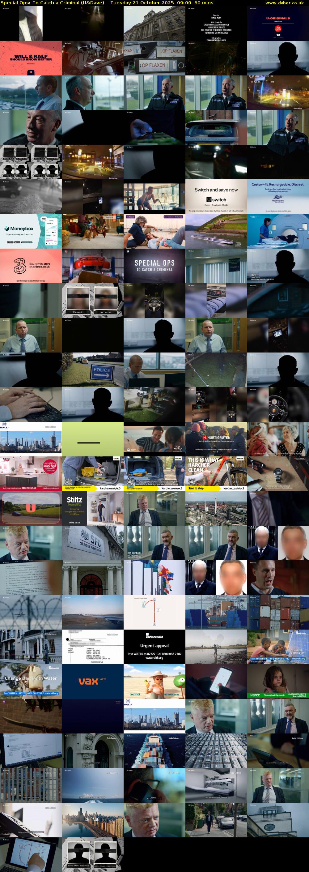 Special Ops: To Catch A Criminal (U&Dave) Tuesday 21 October 2025 09:00 - 10:00