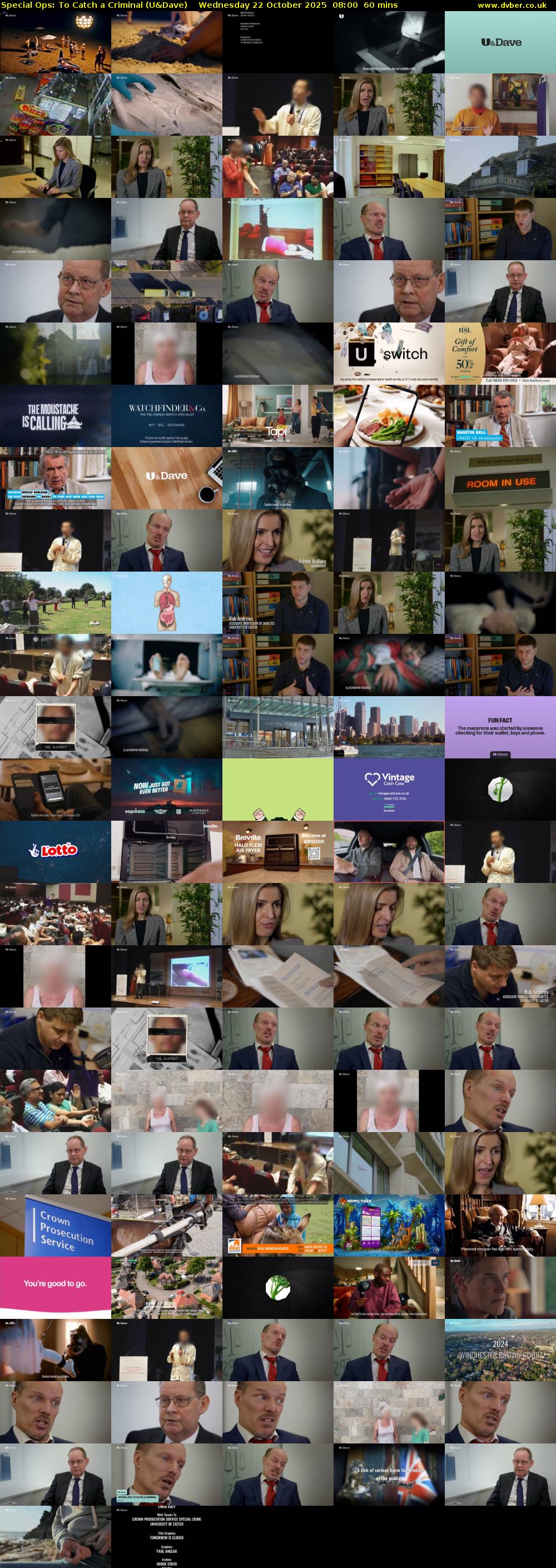 Special Ops: To Catch A Criminal (U&Dave) Wednesday 22 October 2025 08:00 - 09:00