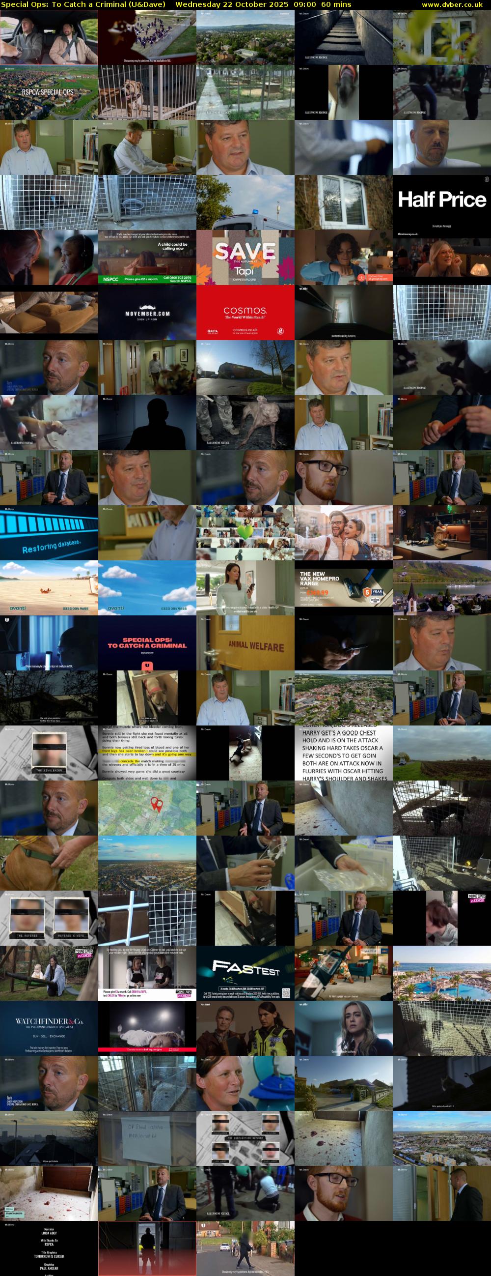 Special Ops: To Catch A Criminal (U&Dave) Wednesday 22 October 2025 09:00 - 10:00