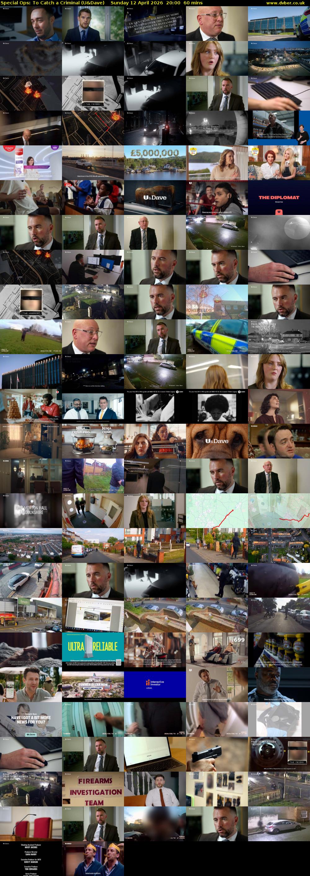 Special Ops: To Catch A Criminal (U&Dave) Sunday 12 April 2026 20:00 - 21:00