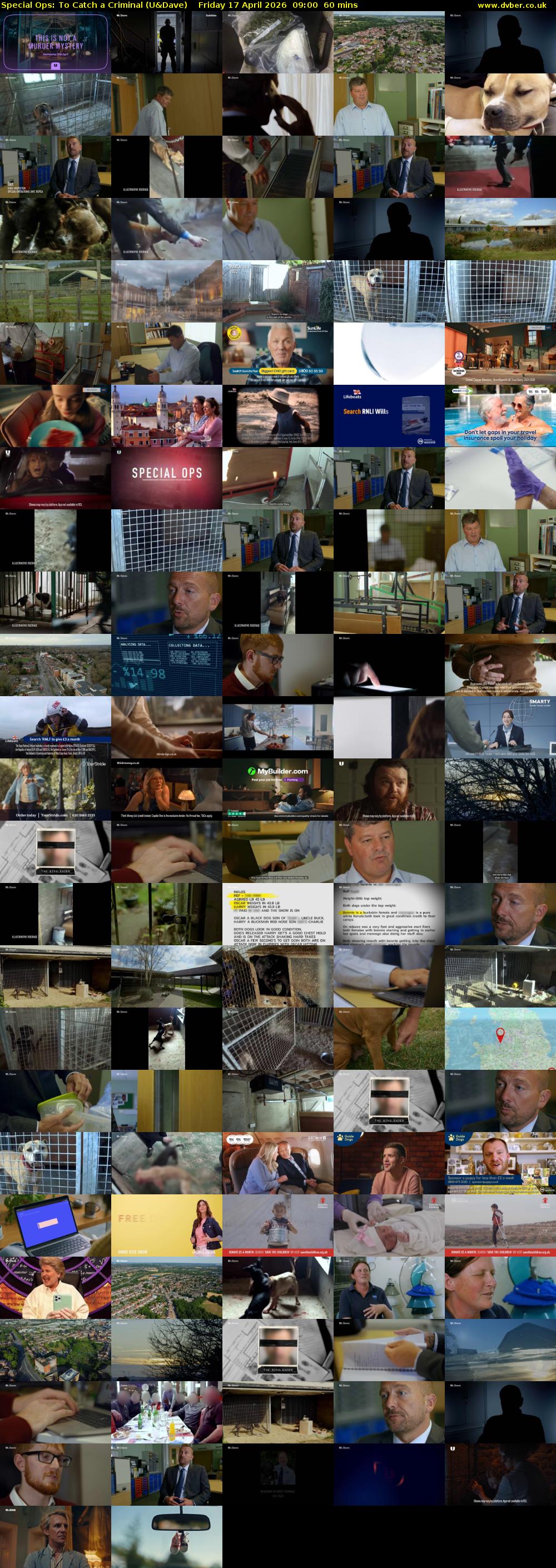 Special Ops: To Catch A Criminal (U&Dave) Friday 17 April 2026 09:00 - 10:00