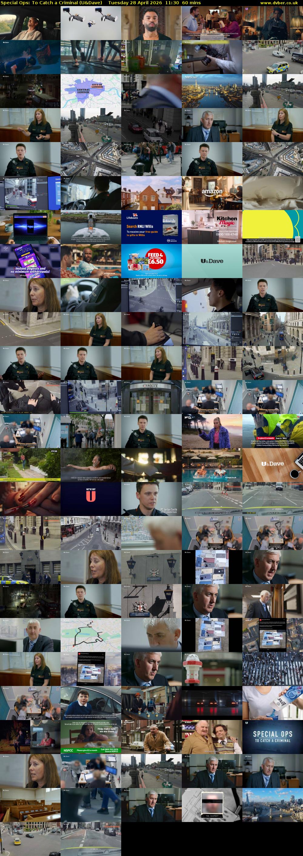Special Ops: To Catch A Criminal (U&Dave) Tuesday 28 April 2026 11:30 - 12:30