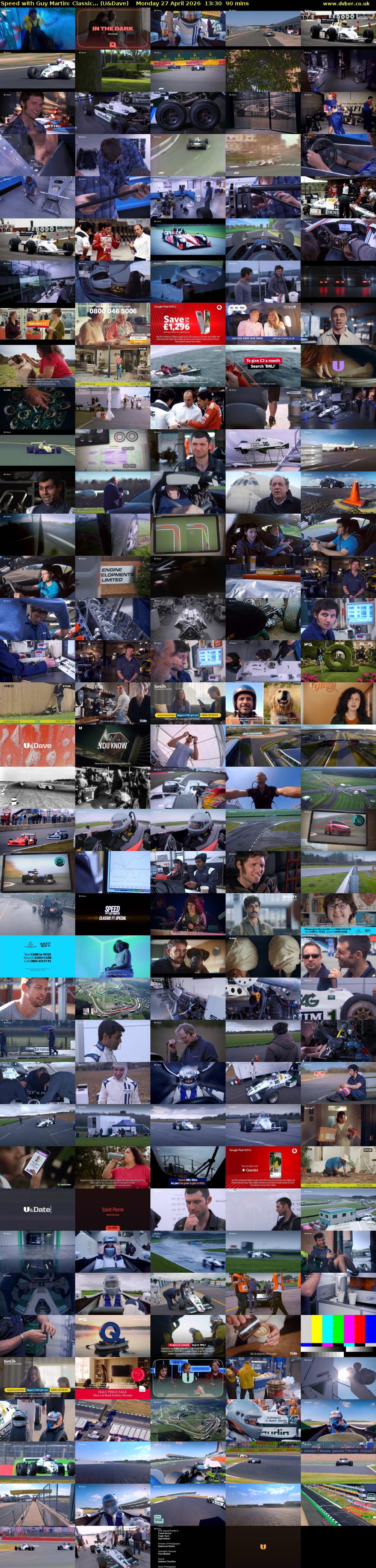 Speed with Guy Martin: Classic... (U&Dave) Monday 27 April 2026 13:30 - 15:00