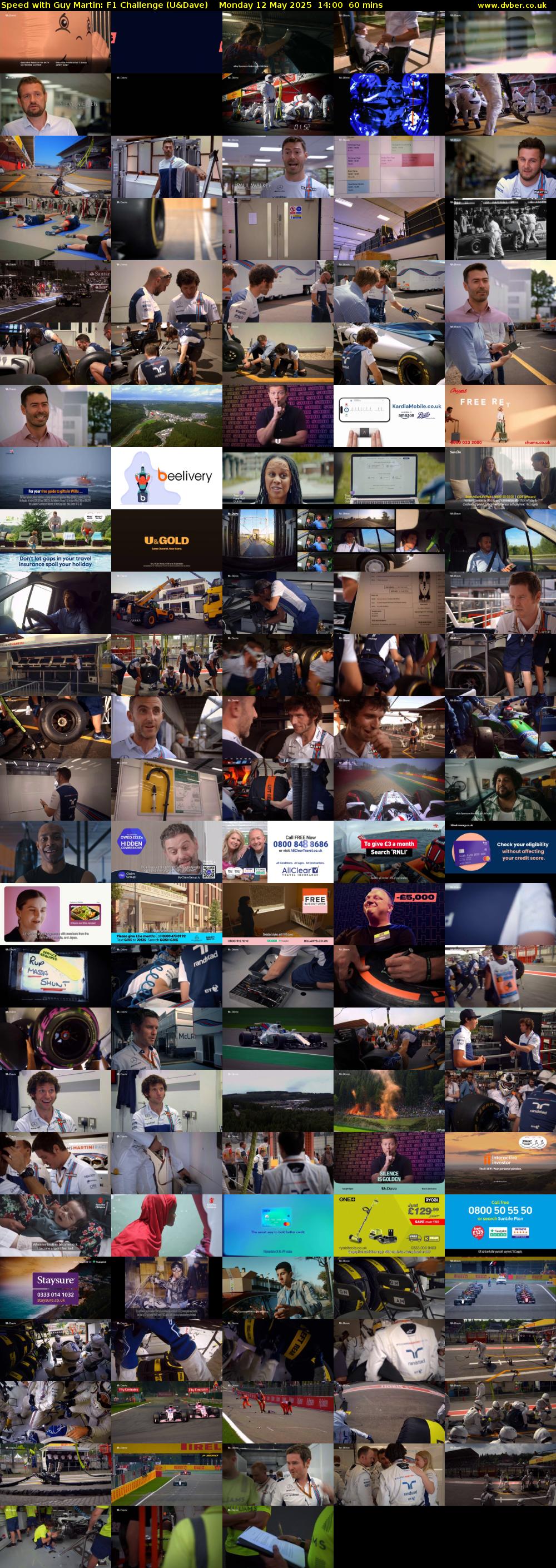 Speed with Guy Martin: F1 Challenge (U&Dave) Monday 12 May 2025 14:00 - 15:00