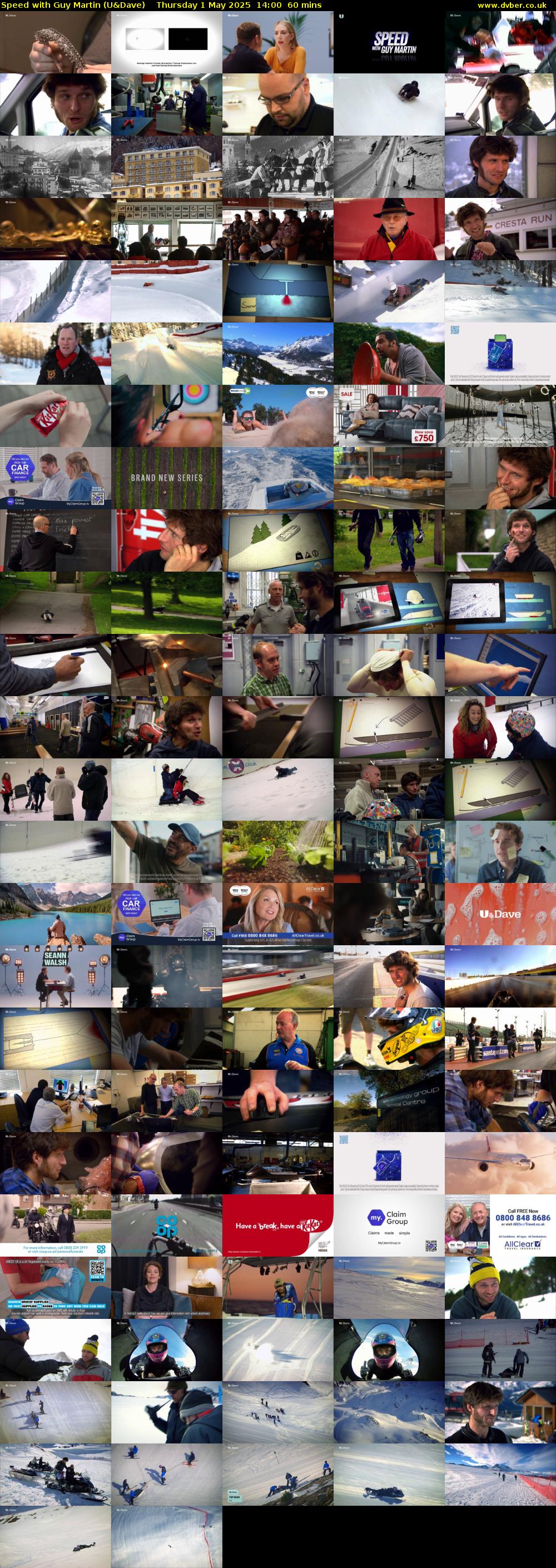 Speed with Guy Martin (U&Dave) Thursday 1 May 2025 14:00 - 15:00