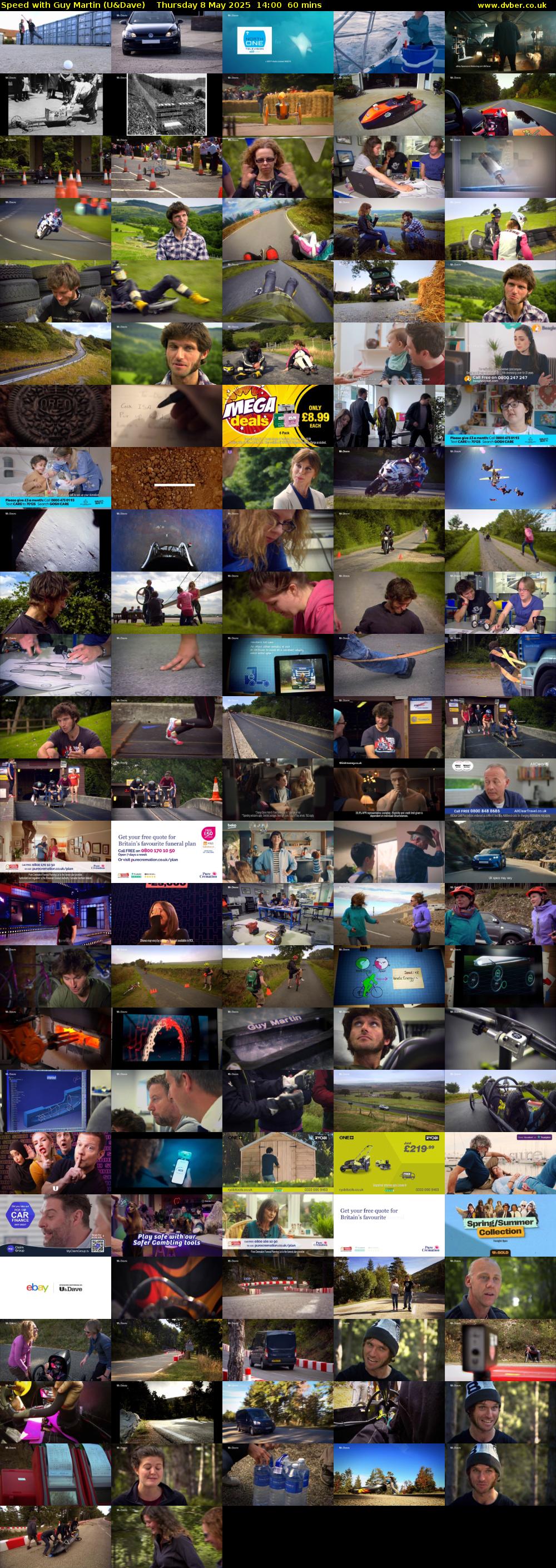 Speed with Guy Martin (U&Dave) Thursday 8 May 2025 14:00 - 15:00