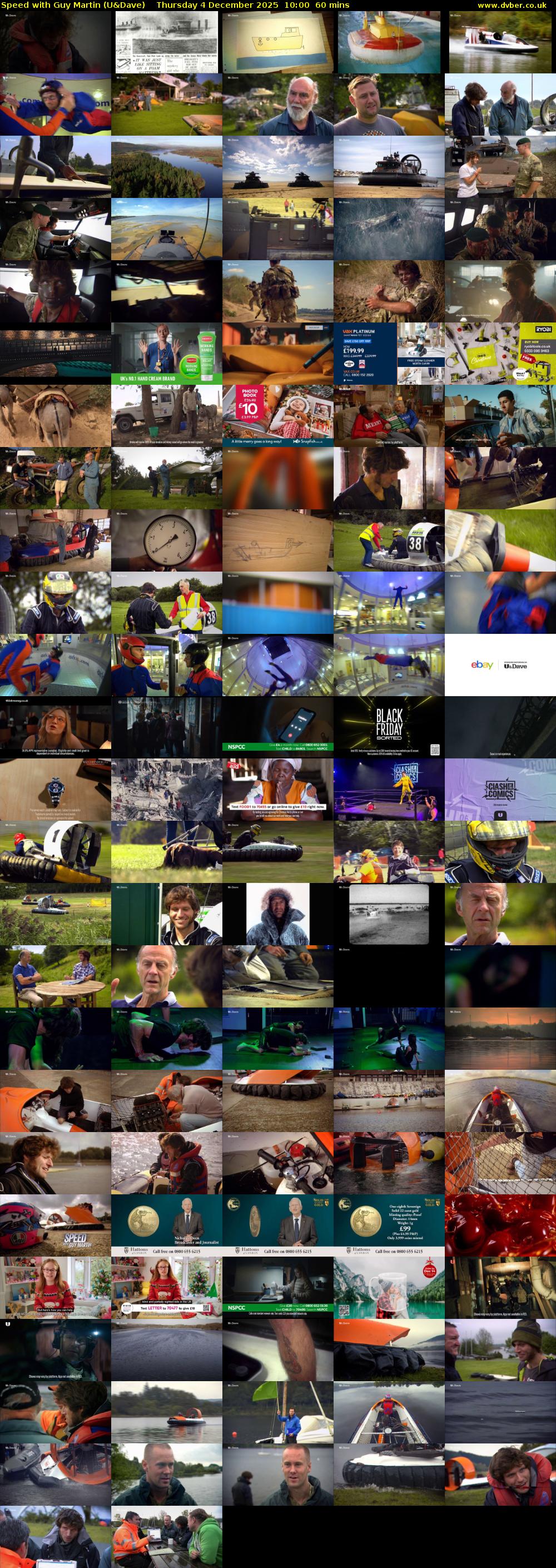 Speed with Guy Martin (U&Dave) Thursday 4 December 2025 10:00 - 11:00