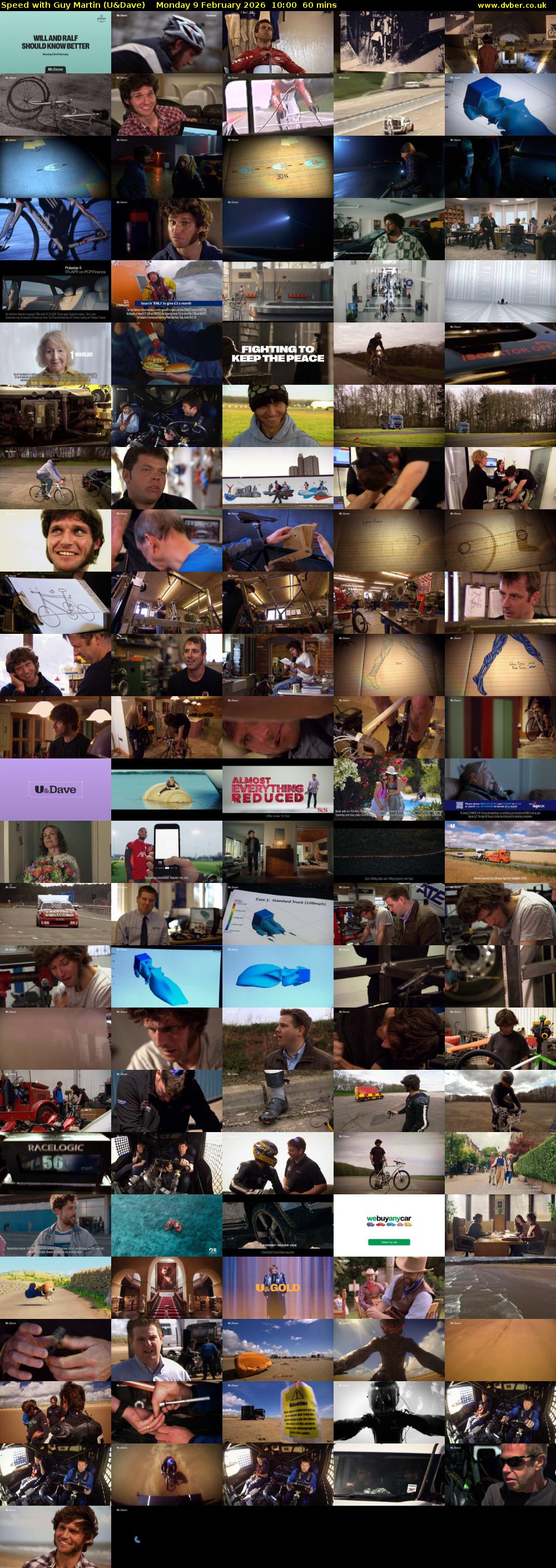 Speed with Guy Martin (U&Dave) Monday 9 February 2026 10:00 - 11:00