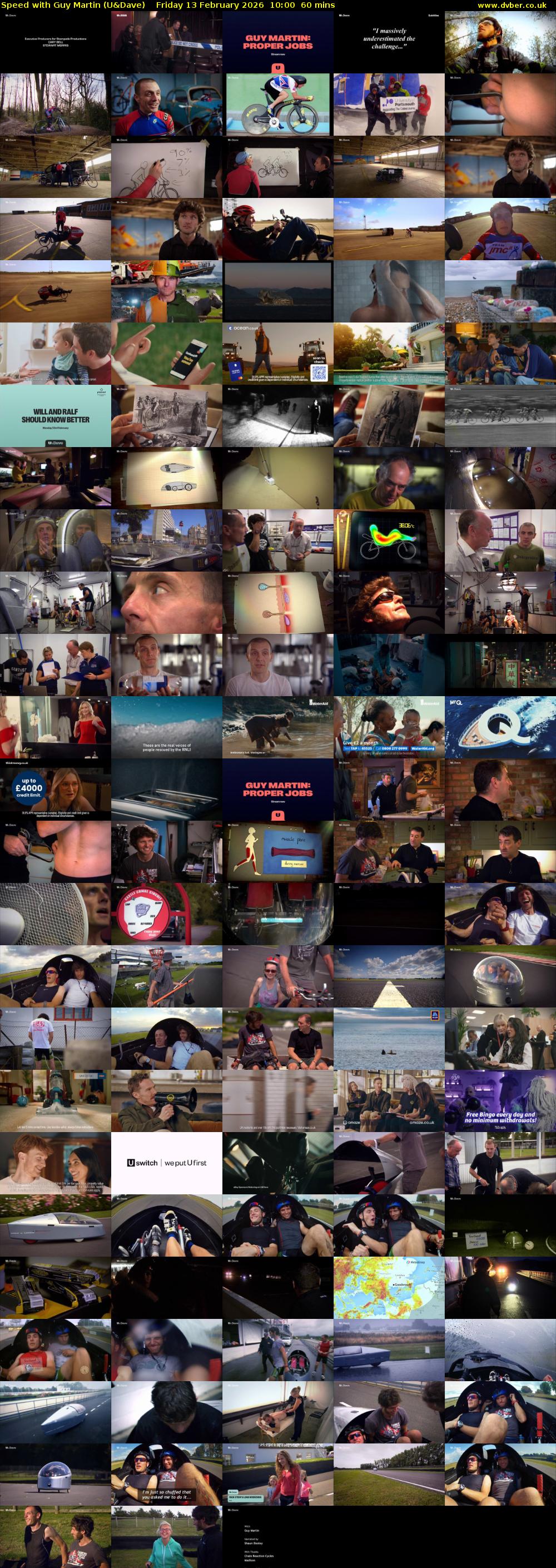 Speed with Guy Martin (U&Dave) Friday 13 February 2026 10:00 - 11:00